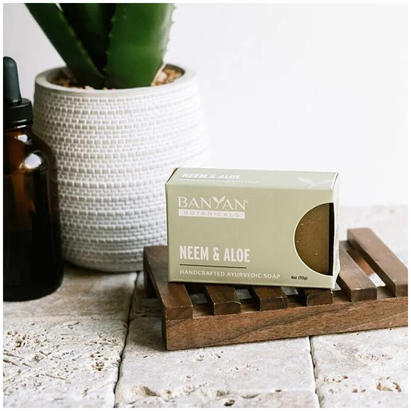 Product image of Banyan botanicals Neem and Aloe soap