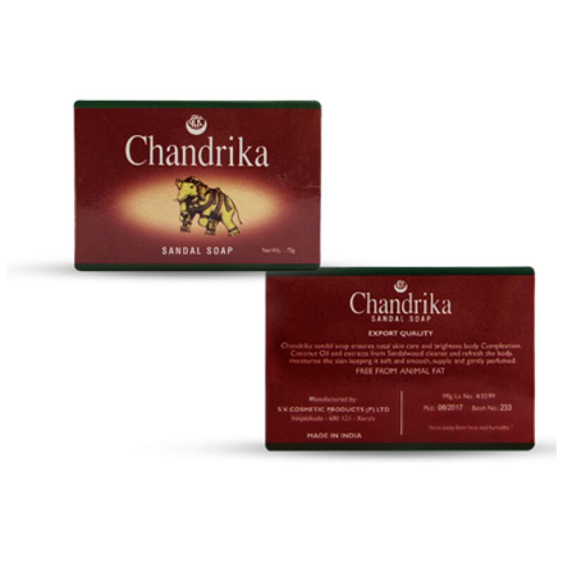 Label Image for Chandrika Sandal Soap