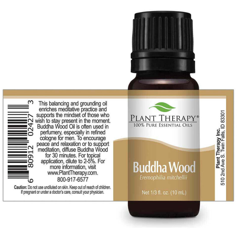 Label Image for Plant Therapy Buddha Wood Essential Oil