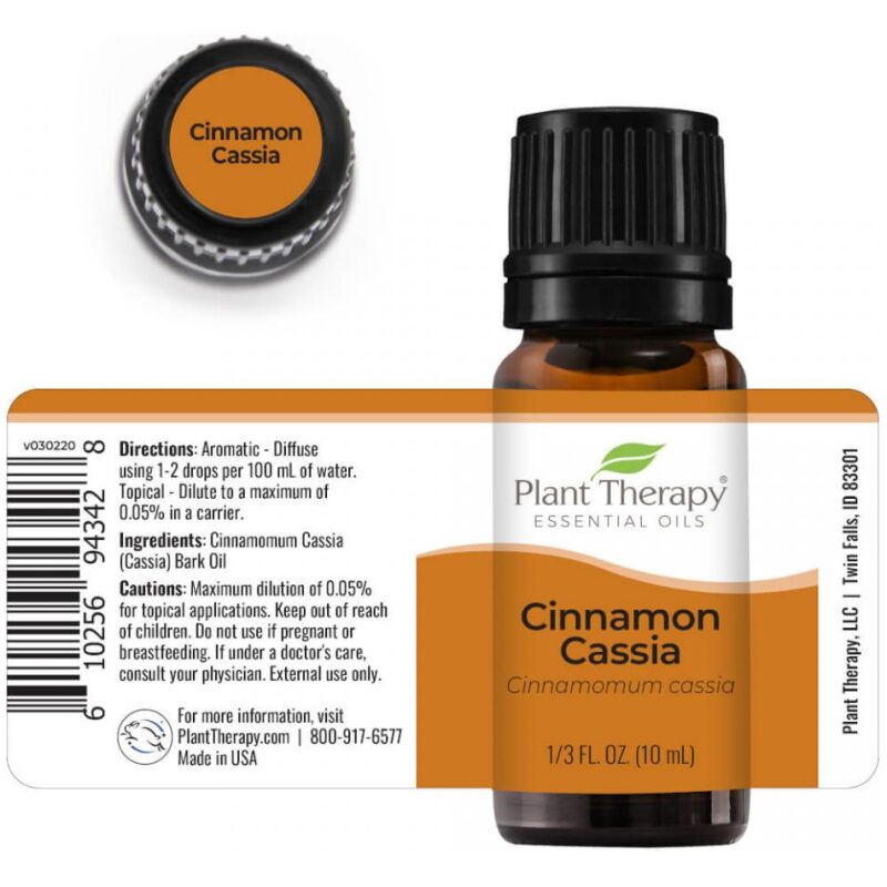 Label Image for Plant Therapy Cinnamon Cassia Essential Oil