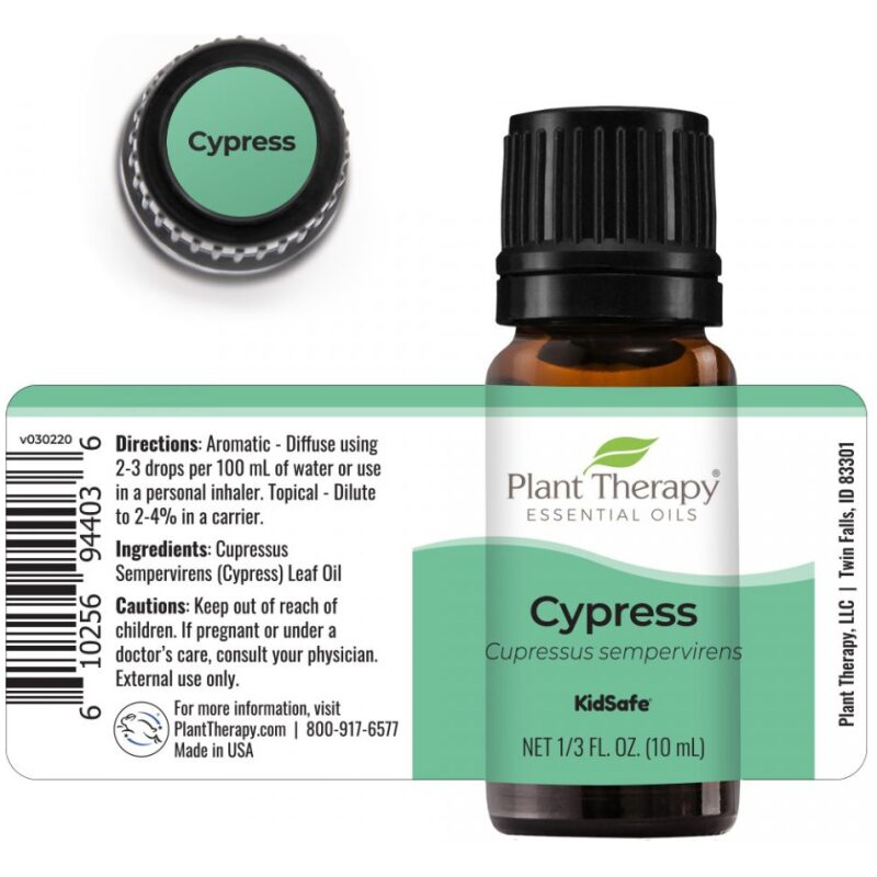 Label Image for Plant Therapy Cypress Essential Oil 10ml