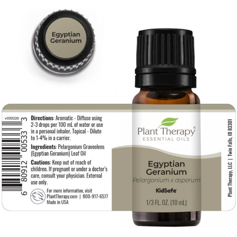 Label Image for Plant Therapy Egyptian Geranium Essential Oil