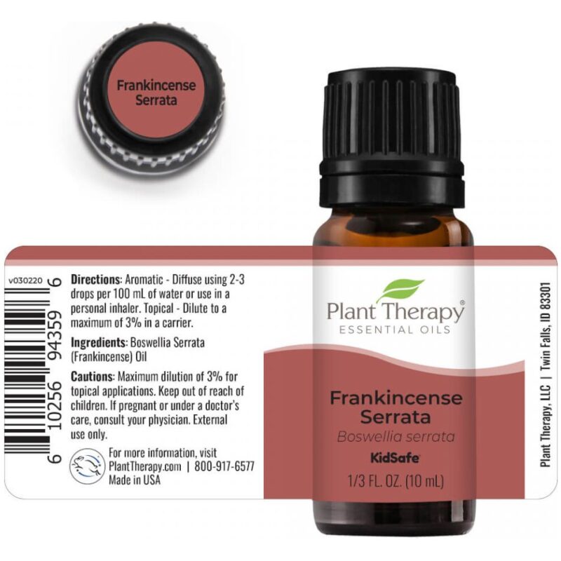 Label Image for Plant Therapy Frankincense Essential Oil 10ml