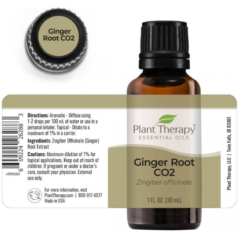 Label Image for Plant Therapy Ginger Root CO2 Essential Oil