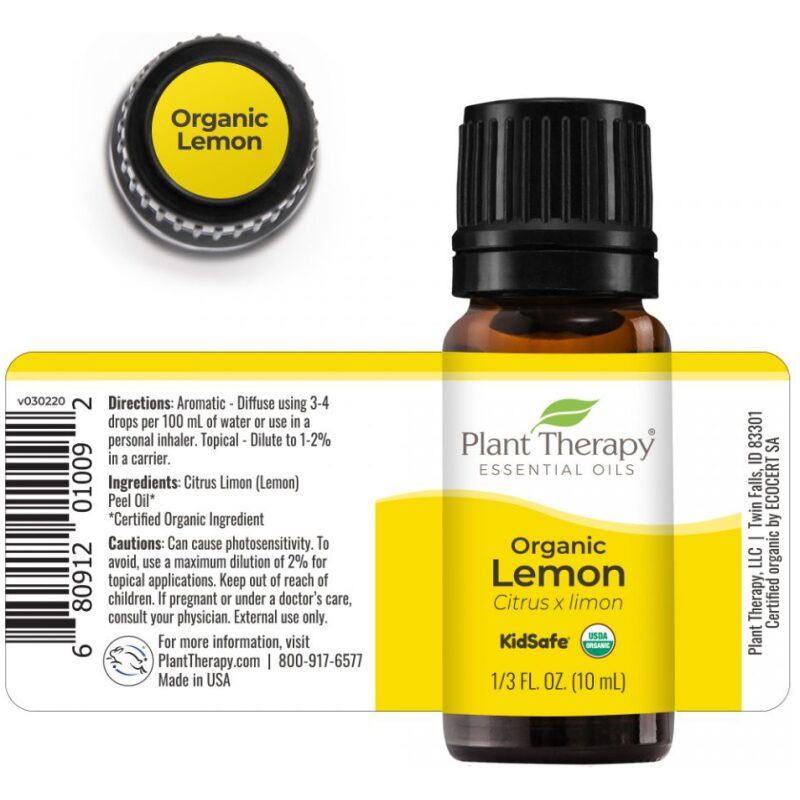 Label Image for Plant Therapy Lemon Essential Oil