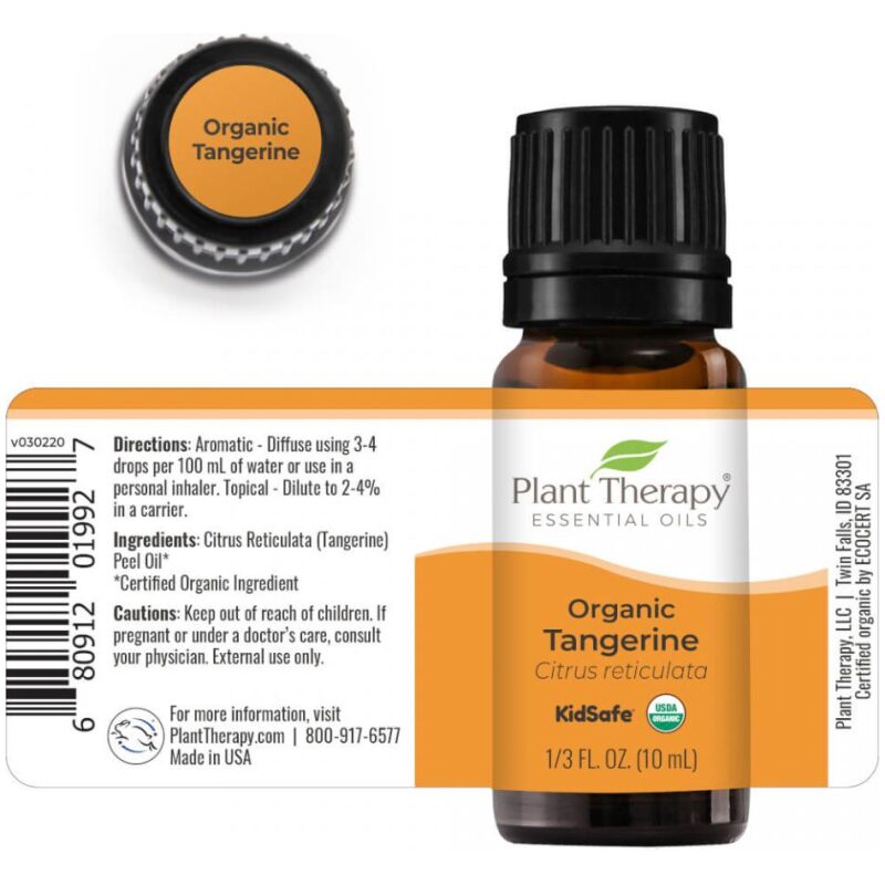 Label Image for Plant Therapy Organic Tangerine Essential Oil