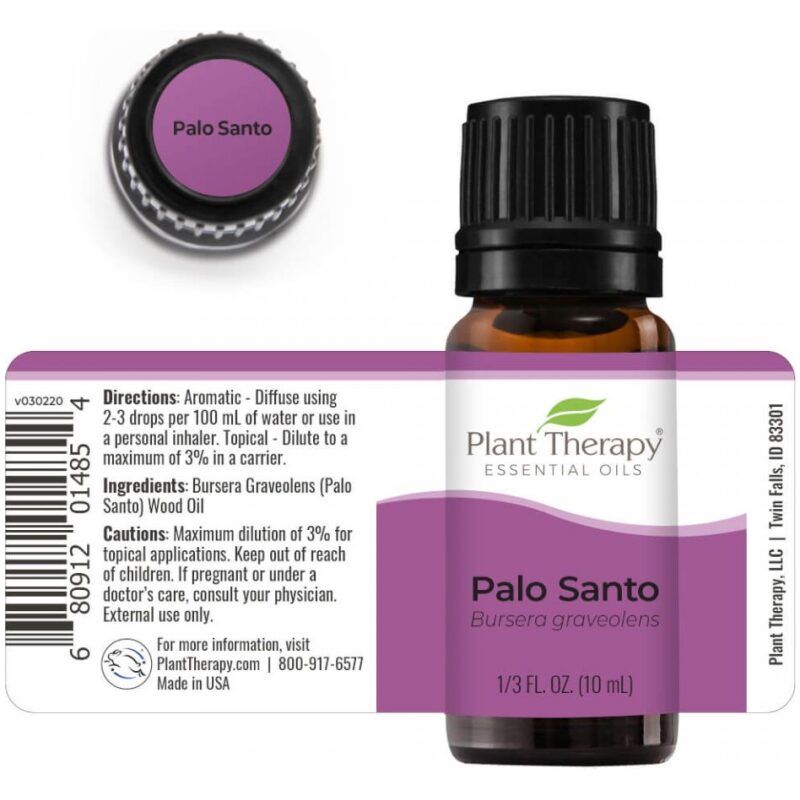 Label Image for Plant Therapy Palo Santo Essential Oil