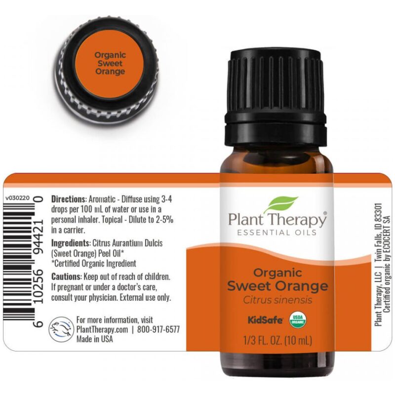 Label Image for Plant Therapy Sweet Orange Essential Oil