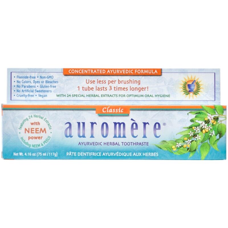 Label Image for Auromere Classic Toothpaste