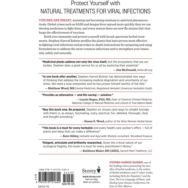 Book Rear Image for Herbal Antivirals by Stephen Harrod Buhner