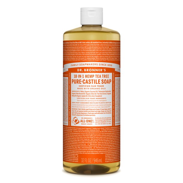 Product Listing Image for Dr. Bronner's Pure Castile Soap Tea Tree 32 oz