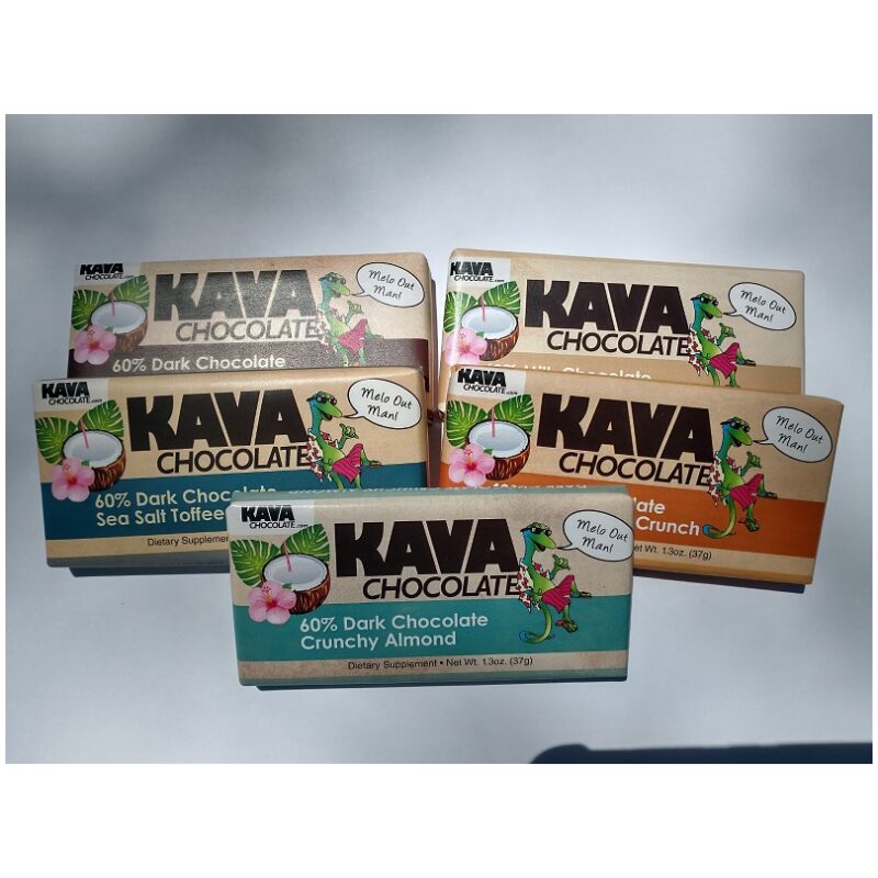 Supporting Image for Kava Chocolate Dark Crunchy Almond