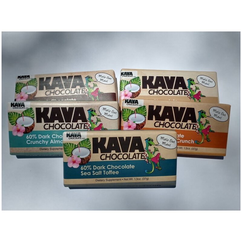 Supporting Image for Kava Chocolate Dark Sea Salt Toffee