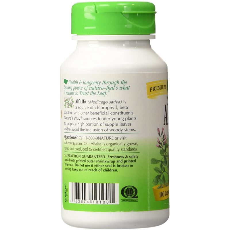 Alternate Image for Natures Way Alfalfa Capsules