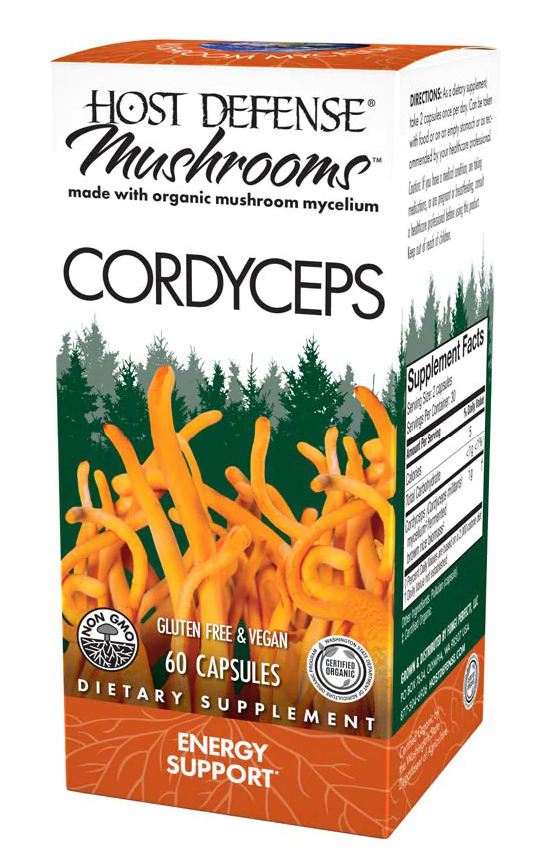 Product listing image for Host Defense Cordyceps Capsules Energy Support