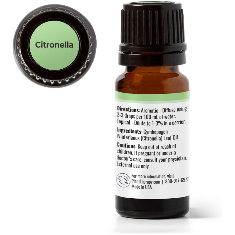 Label Image for Plant Therapy Citronella Essential Oil 10ml