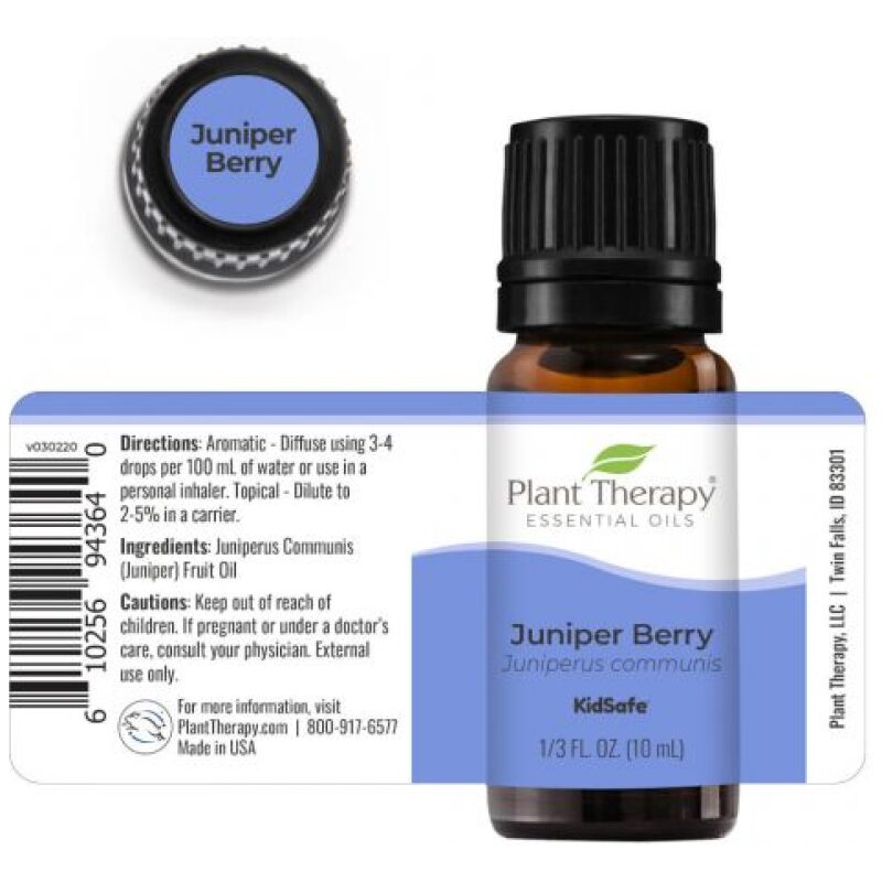 Label Image for Plant Therapy Juniper Berry Essential Oil 10ml
