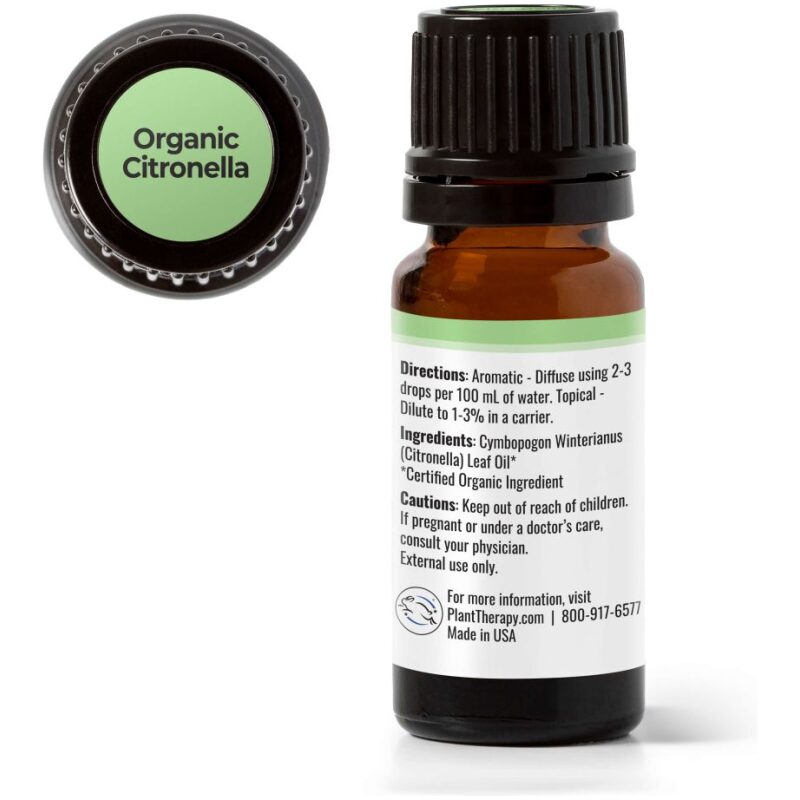 Label Image for Plant Therapy Organic Citronella Essential Oil