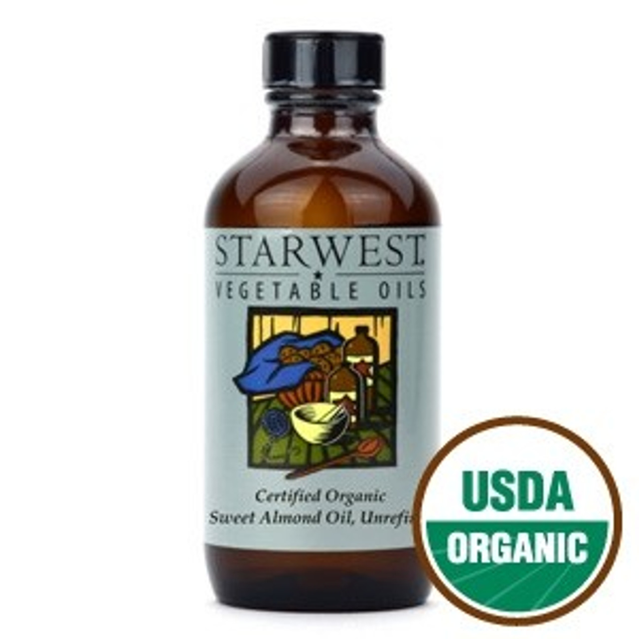 Starwest-Botanicals-Unrefined-Organic-Sweet-Almond-Oil-4oz