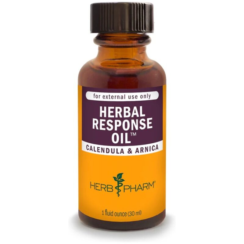 A bottle of Herb Pharm Herbal Response Oil