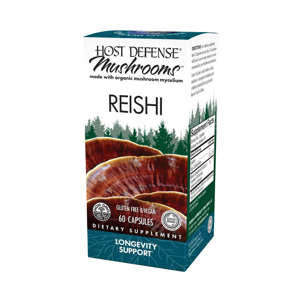 Reishi Capsules 60 Count Healing Waters Clinic And Herb Shop