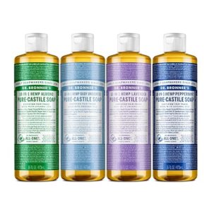 Product image of a collection of Dr. Bronner's soap