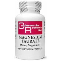 A bottle of Cardiovascular Research Magnesium Taurate
