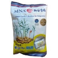 A bag of Sina Ginger candies