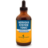 A bottle of Herb Pharm Nervous System Tonic in 4 fl oz