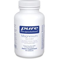 A bottle of Pure Encapsulations Magnesium Glycinate