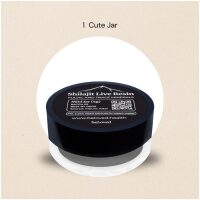 A 5 gram jar of Shilajit Live Resin